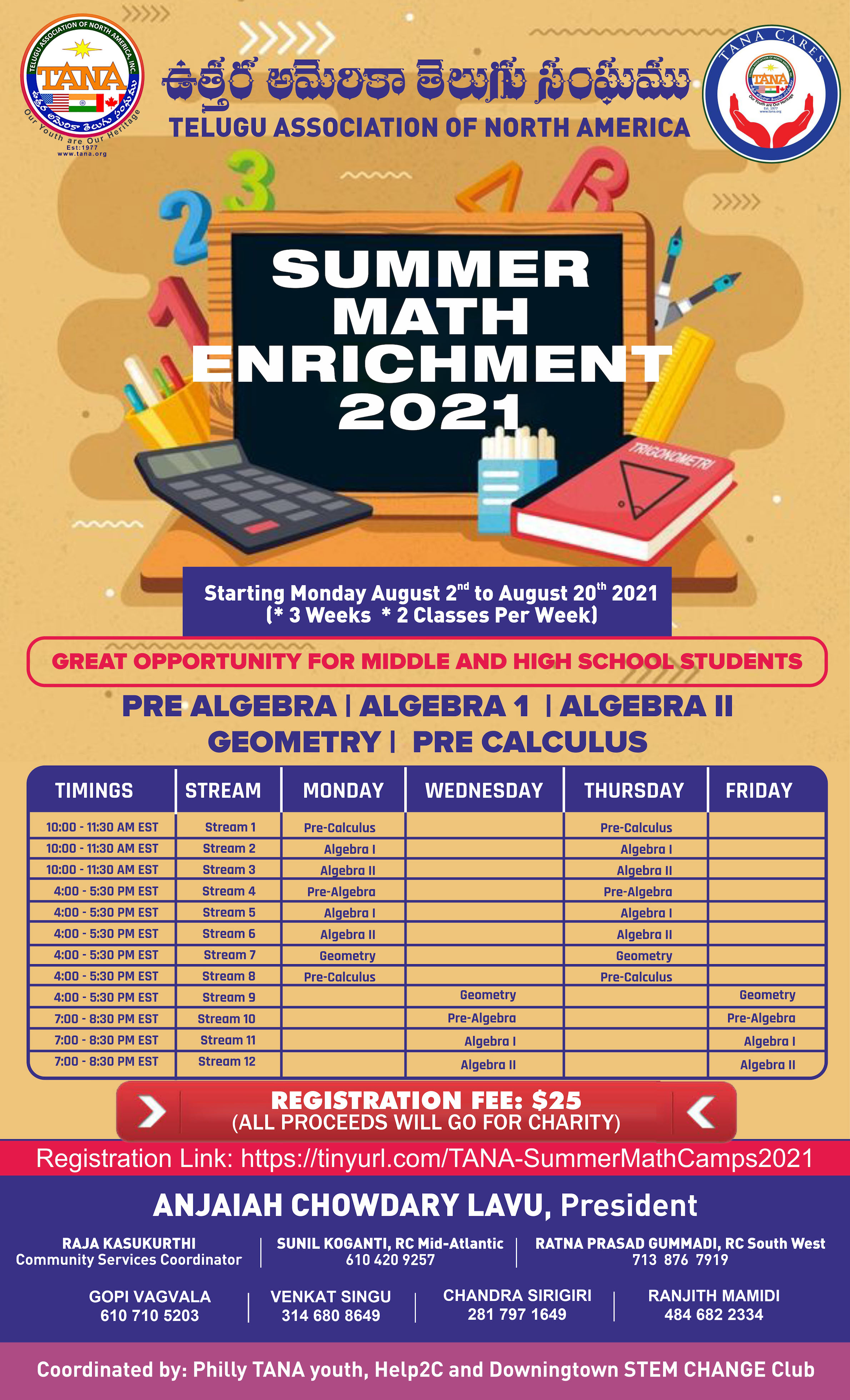 Summer Camps - Math Enrichment 2021
