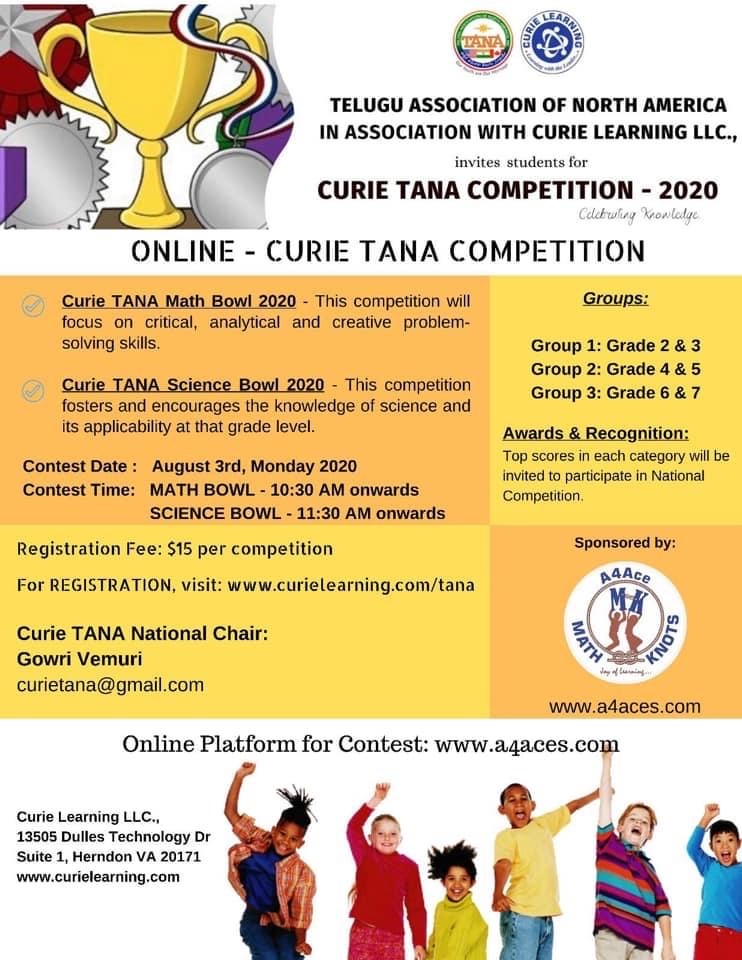 TANA Curie Competitions